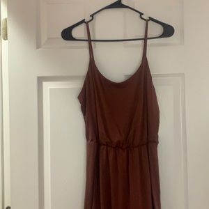 burgundy dress